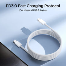 Заредете изображение във визуализатора на галерията – Joyroom S-A45 Ben Series USB-C / USB-C 60W cable 1 m - white
