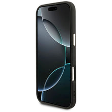 Заредете изображение във визуализатора на галерията – GUESS case for IPHONE 17 Air compatible with MagSafe GUHMP17MP4GTDGMK (4G PU W/ Triangle Logo) gold black
