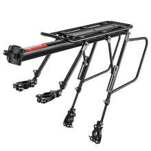 Заредете изображение във визуализатора на галерията – Rockbros 33210004001 bicycle rack with shelf - black
