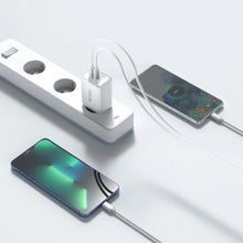 Заредете изображение във визуализатора на галерията – Tech-Protect C35W-2 mains charger 2x USB-C PD 35W - black
