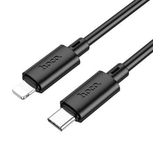 Заредете изображение във визуализатора на галерията – Cable USB C to Lightning Hoco PD 27W 2 m X88 black
