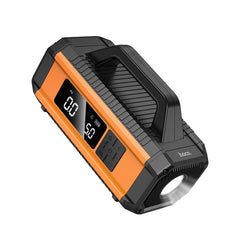 HOCO powerbank 10000 mAh with car emergency starter with with compressor and led light 18W QS4 orange-black