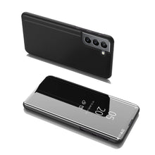 Заредете изображение във визуализатора на галерията – Clear View Case flip cover for Samsung Galaxy S22 + (S22 Plus) black
