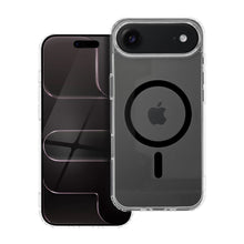Заредете изображение във визуализатора на галерията – Гръб Drop Glue Colorful Ring Mag Cover за iPhone 17 AIR с MagSafe - черен
