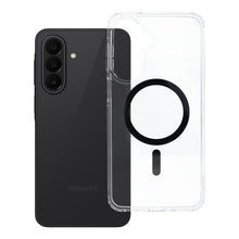 Заредете изображение във визуализатора на галерията – Гръб Drop Glue Colorful Ring Mag Cover за Samsung A27 с MagSafe - черен
