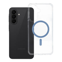 Заредете изображение във визуализатора на галерията – Гръб Drop Glue Colorful Ring Mag Cover за Samsung A27 с MagSafe - светлосин
