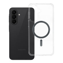 Заредете изображение във визуализатора на галерията – Гръб Drop Glue Colorful Ring Mag Cover за Samsung A27 с MagSafe - сив
