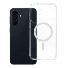 Заредете изображение във визуализатора на галерията – Гръб Drop Glue Colorful Ring Mag Cover за Samsung A57 с MagSafe - бял
