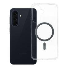 Заредете изображение във визуализатора на галерията – Гръб Drop Glue Colorful Ring Mag Cover за Samsung A57 с MagSafe - сив
