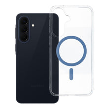 Заредете изображение във визуализатора на галерията – Гръб Drop Glue Colorful Ring Mag Cover за Samsung A57 с MagSafe - светлосин
