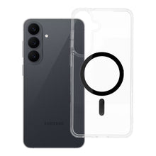 Заредете изображение във визуализатора на галерията – Гръб Drop Glue Colorful Ring Mag Cover за Samsung S26 FE / S25 FE с MagSafe - черен
