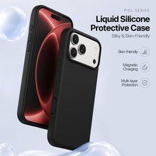 Заредете изображение във визуализатора на галерията – Гръб DUX DUCIS PIEL LIQUID SILICONE за iPhone 18 Pro/17 Pro с MagSafe - черен – снимка 2
