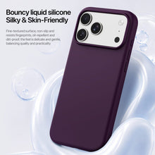 Заредете изображение във визуализатора на галерията – Гръб DUX DUCIS PIEL LIQUID SILICONE за iPhone 18 Pro/17 Pro с MagSafe - бордо – снимка 3

