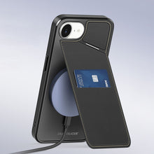 Заредете изображение във визуализатора на галерията – DUX DUCIS case RAFI II MAG with stand compatible with MagSafe for IPHONE 16e black
