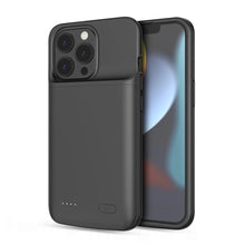 Заредете изображение във визуализатора на галерията – Tech-Protect PowerCase case for iPhone 13 / 13 Pro with 4800mAh power bank - black
