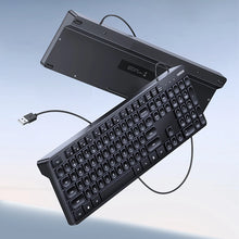 Заредете изображение във визуализатора на галерията – Ugreen KU004 90875 keyboard wired 1.5 m for Windows / MacOS - black
