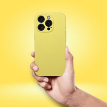 Заредете изображение във визуализатора на галерията – Case SILICONE 2mm for IPHONE 16 Pro compatible with MagSafe lemon
