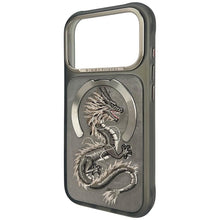 Заредете изображение във визуализатора на галерията – NIMMY case MAGNETIC FANTASY ANIMAL DRAGON compatible with MagSafe for IPHONE 18 Pro/17 Pro grey

