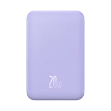 Заредете изображение във визуализатора на галерията – Baseus Magnetic Mini 20000 mAh 20W Powerbank - purple + USB-C / USB-C cable
