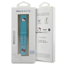 Заредете изображение във визуализатора на галерията – Hello Kitty Silicone Kitty Head strap universal 22mm - blue
