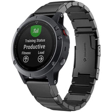 Заредете изображение във визуализатора на галерията – Tech-Protect SteelBand Bracelet for Garmin Fenix ​​3 / 5X / 3HR / 5X Plus / 6X / 6X Pro / 7X - Black
