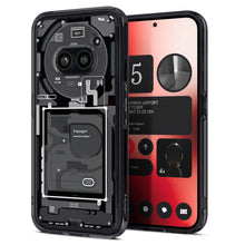 Заредете изображение във визуализатора на галерията – Spigen Ultra Hybrid Case for Nothing Phone 2A - Dark Gray (Zero One Pattern)
