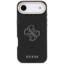 Заредете изображение във визуализатора на галерията – GUESS case for IPHONE 17 Air GUHCP17M5PS4RGGK (PU FW Resin Logo) black
