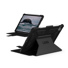 Заредете изображение във визуализатора на галерията – UAG Metropolis case for iPad Pro 11" 1/2/3/4G, iPad Air 10.9" 4/5G with Apple Pencil holder - black
