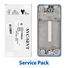 Заредете изображение във визуализатора на галерията – ServicePack LCD Display SAMSUNG A33 5G A336B GH82-28143C Blue
