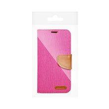 Заредете изображение във визуализатора на галерията – CANVAS Book case for IPHONE 16 Plus pink
