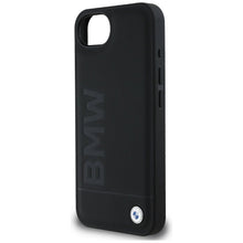 Заредете изображение във визуализатора на галерията – BMW case for IPHONE 16e (SE 4 2025) BMHCPSE4SLLBK (Leather Hot Stamp) black

