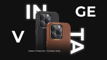 Заредете изображение във визуализатора на галерията – Benks Etui Magnetic Leather for Iphone 15 Pro black
