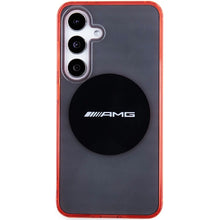 Заредете изображение във визуализатора на галерията – AMG Transparent Bicolor MagSafe case for Samsung Galaxy S24 - black
