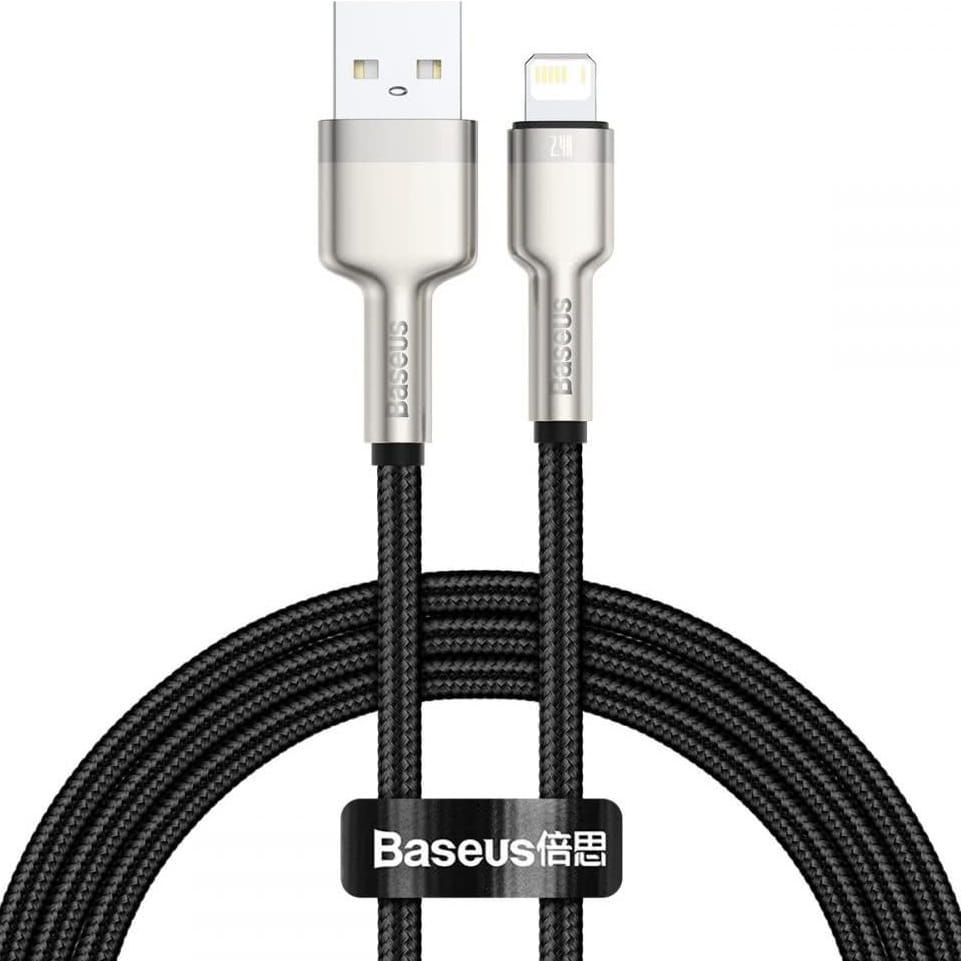 BASEUS кабел USB A към Lightning 2A Nimble CALMBJ-B91 0,23 м червен черен