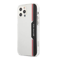 Заредете изображение във визуализатора на галерията – AMG Electroplate Vertical case for iPhone 12 / iPhone 12 Pro - transparent
