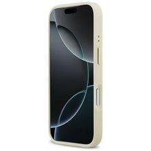 Заредете изображение във визуализатора на галерията – GUESS case for IPHONE 17 Pro compatible with MagSafe GUHMP17LPSAMSECE (PU W/ Peony Hot Stamp) beige
