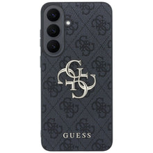 Заредете изображение във визуализатора на галерията – GUESS case for SAMSUNG S26 FE (Leather 4G Metal Logo) black
