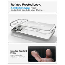 Заредете изображение във визуализатора на галерията – SPIGEN case ULTRA HYBRID compatible with MagSafe for IPHONE 17 Pro/18 Pro frost white
