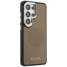 Заредете изображение във визуализатора на галерията – GUESS case for SAMSUNG S26 Ultra GUHMS26L5PG4SRGW (Perforated Logo MagSafe) brown
