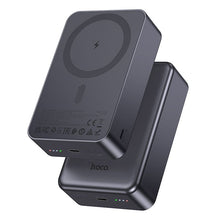 Заредете изображение във визуализатора на галерията – Powerbank compatible with MagSafe 20000 mAh QC PD 2A 20W Hoco J160B metal gray

