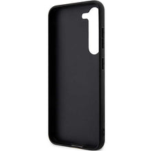 Заредете изображение във визуализатора на галерията – Original Pouch KARL LAGERFELD  hardcase Saffiano Mono Metal Logo KLHCS24MSAKLHPK for Samsung Galaxy S24 Plus black
