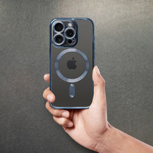 Заредете изображение във визуализатора на галерията – Case for Samsung A08 Electro Mag Cover compatible with MagSafe titanium blue
