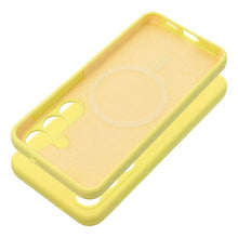 Заредете изображение във визуализатора на галерията – Case SILICONE 2mm for SAMSUNG S25 compatible with MagSafe lemon
