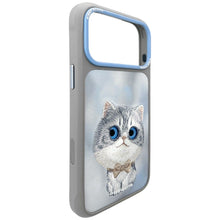Заредете изображение във визуализатора на галерията – NIMMY case BIG EYED SILVER SHADED CAT for IPHONE 18 Pro Max/17 Pro Max grey
