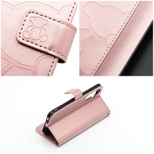 Заредете изображение във визуализатора на галерията – MEZZO Book case for SAMSUNG A37 5G teddy bear rose gold
