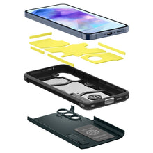 Заредете изображение във визуализатора на галерията – Spigen Tough Armor case for Samsung Galaxy A55 5G - green
