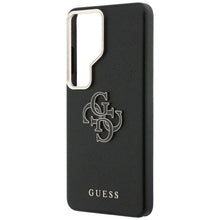 Заредете изображение във визуализатора на галерията – GUESS case for SAMSUNG S26 Ultra GUHCS26L5PS4RGGK (Grained Big 4G Metal Logo) black
