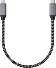 Заредете изображение във визуализатора на галерията – Cable USB C to USB C Satechi 100W 0,25 m ST-U4C25M space gray
