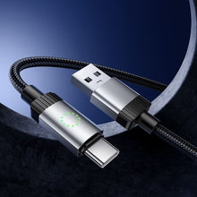 Заредете изображение във визуализатора на галерията – Cable USB A to USB C Hoco 3A 1 m X117 black
