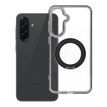 Заредете изображение във визуализатора на галерията – Case for Samsung A36 Frame Circle Stand compatible with MagSafe black
